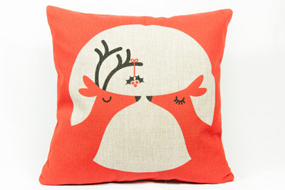 Mountain Makers Holiday - Reindeer Pillow - Girls of a Feather